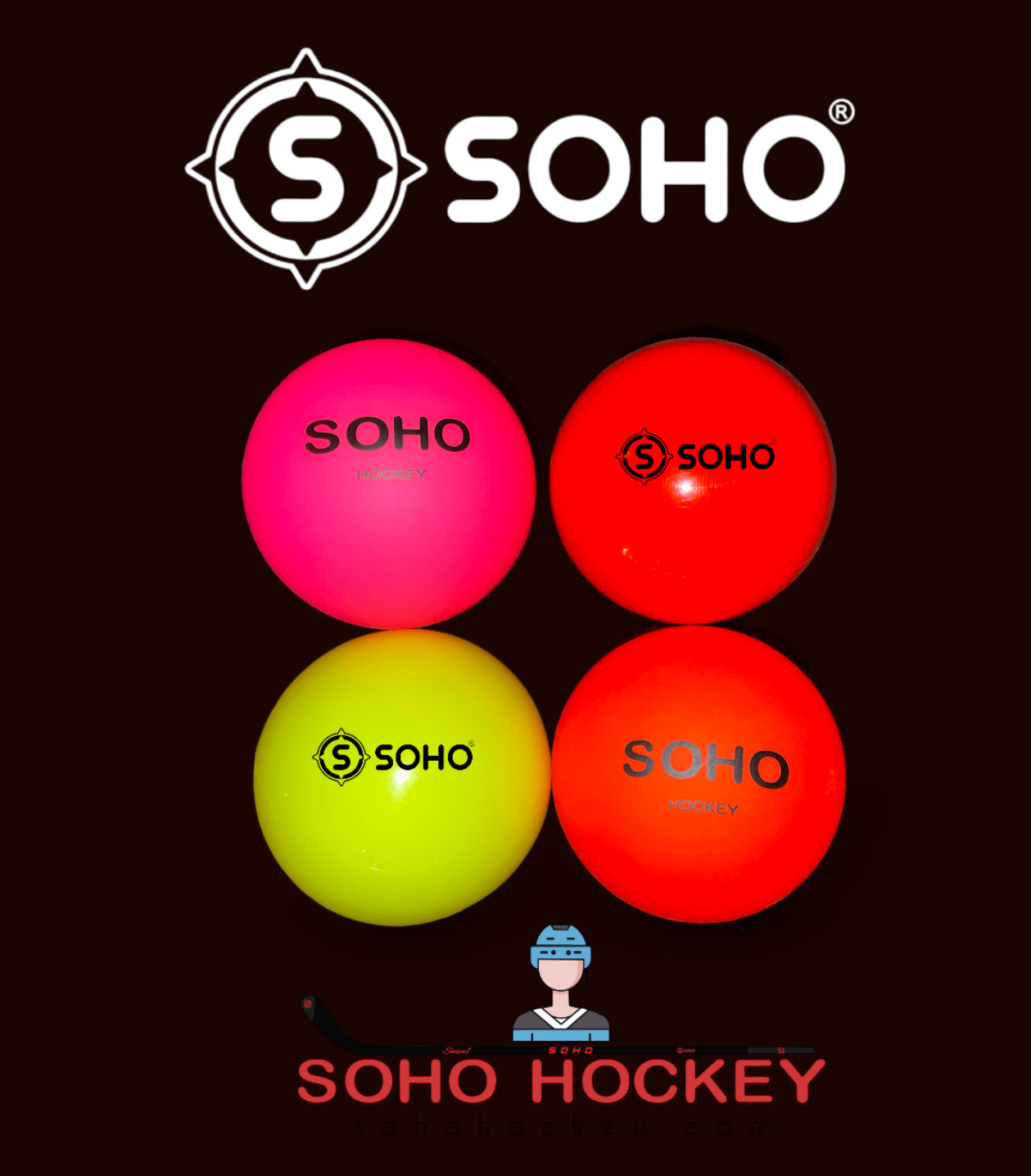 SOHO HD Hockey Ball (Bulk Orders Available)