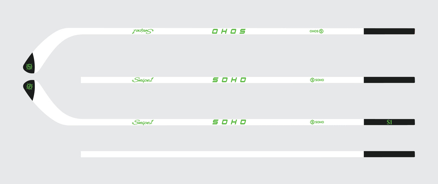 SOHO S1 JR Lightweight 440 Grams Composite 57" Stick with a 50 Flex Mid-kick Shaft and a P92 Blade