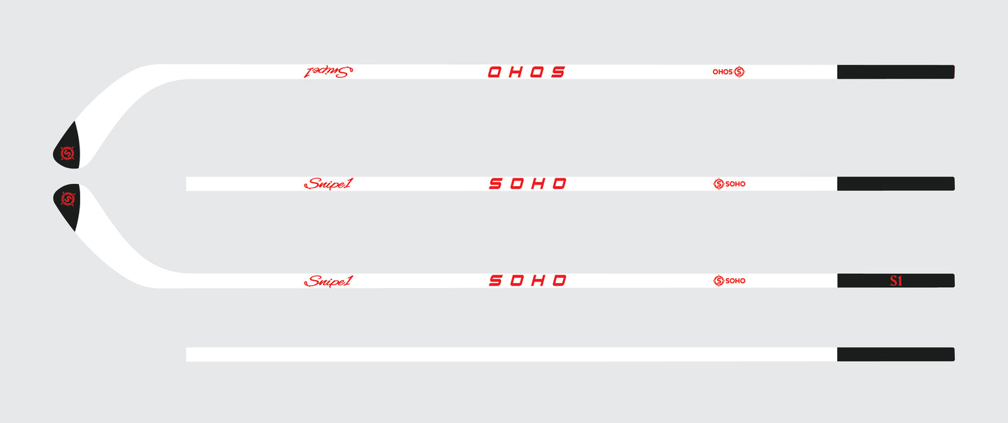 SOHO S1 SR 66" Lightweight Carbon Fiber (360 Grams) White Edition