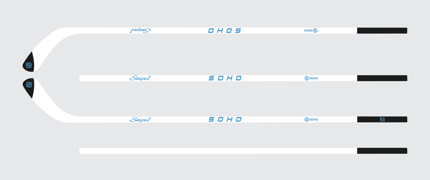 SOHO S1 JR Lightweight 440 Grams Composite 57" Stick with a 50 Flex Mid-kick Shaft and a P92 Blade