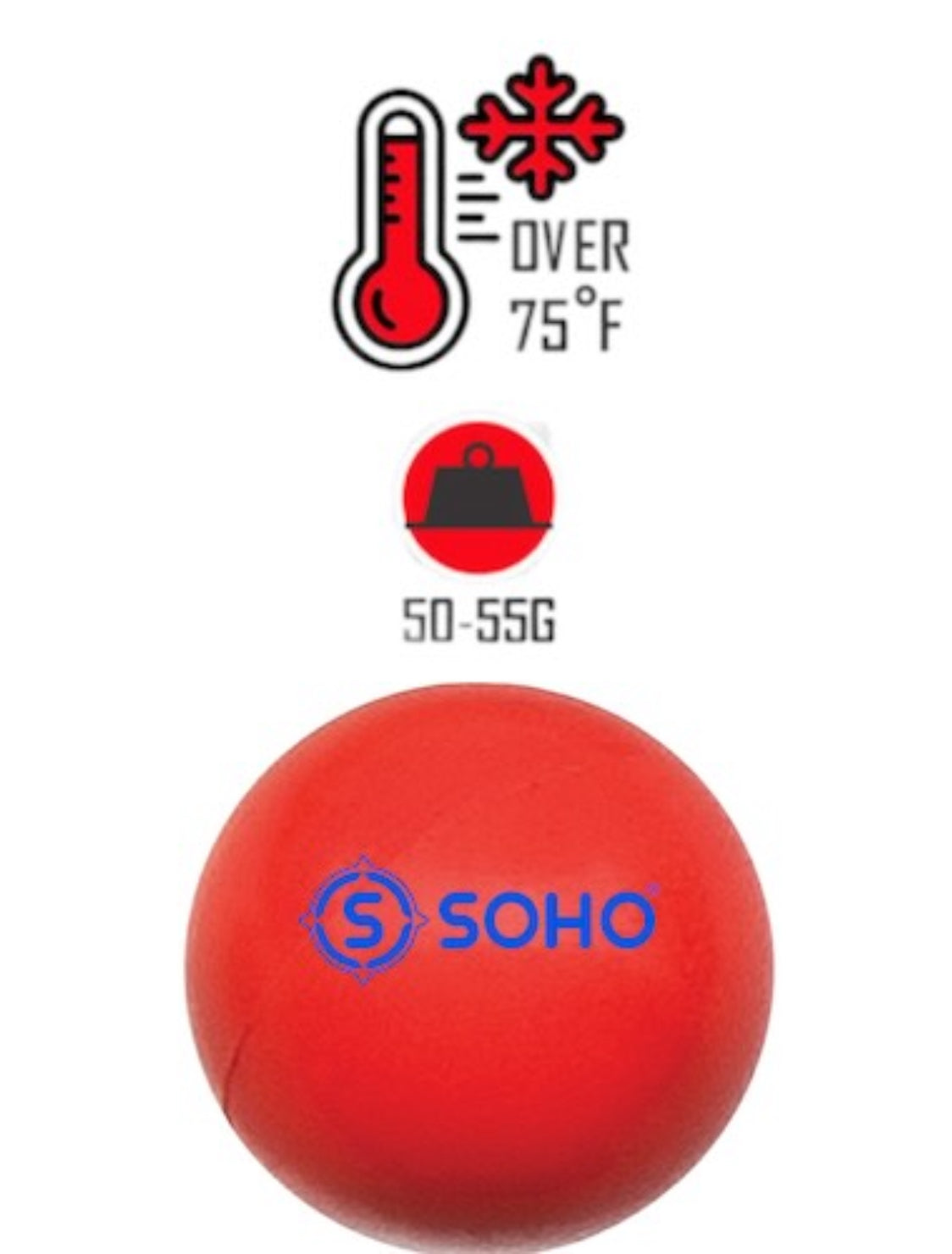 SOHO HD Hockey Ball (Bulk Orders Available)