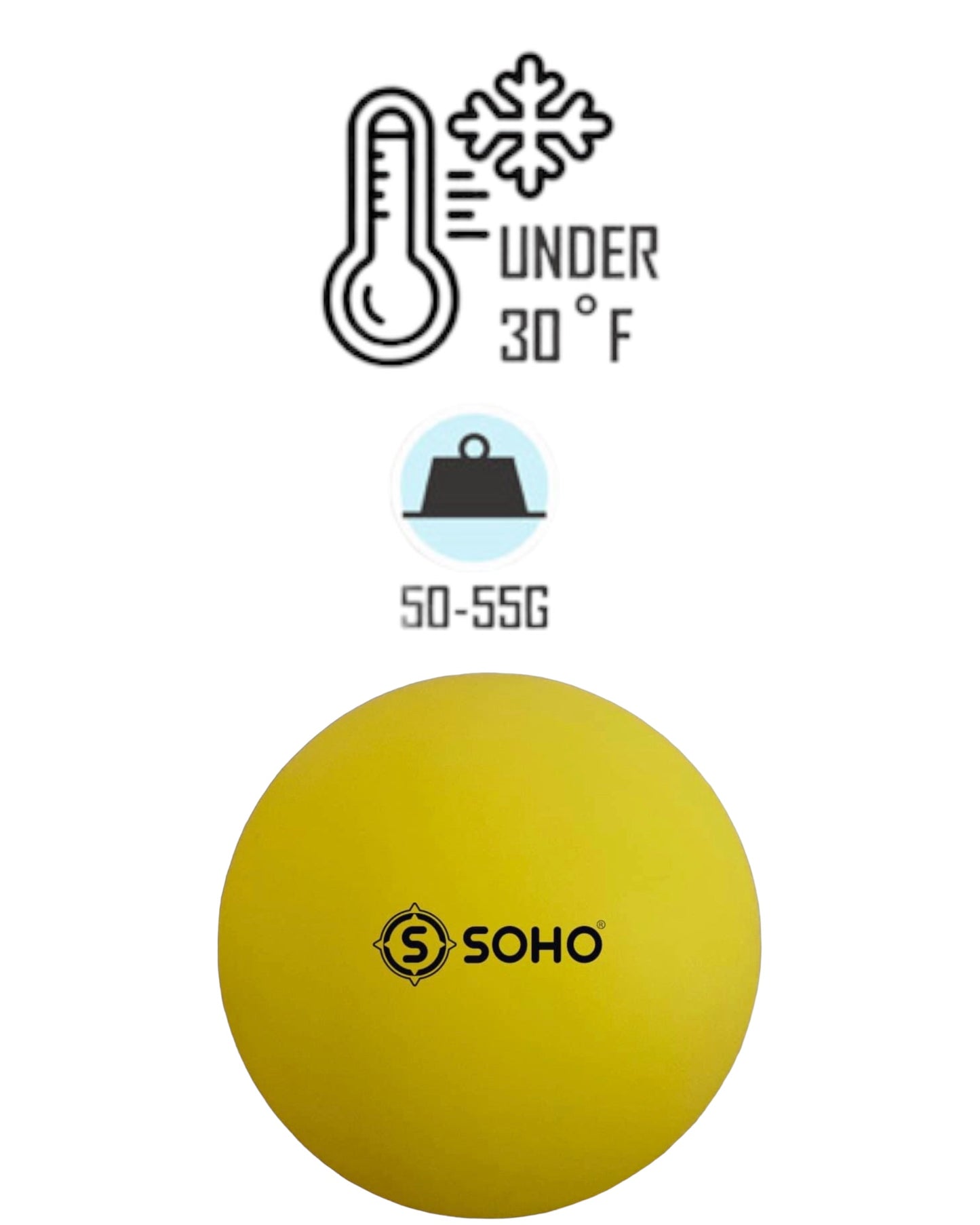Yellow Cold Weather Ball